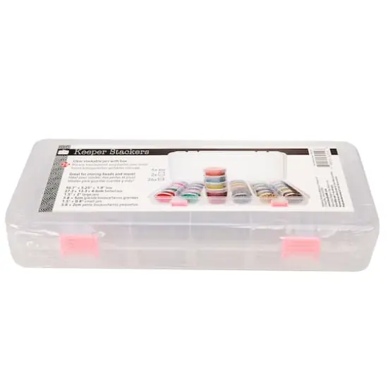 The Beadsmith&reg; 10.5'' x 5'' x 2'' Stack Container Org Box {3}