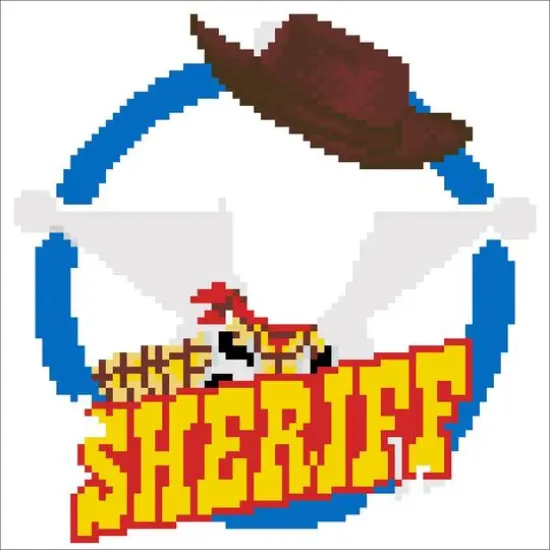 Camelot Dotz&reg; Beginner Woody Sheriff Is Here Diamond Painting Kit {4}