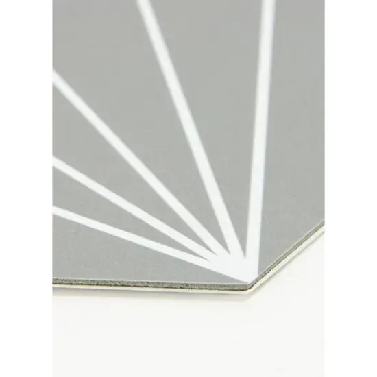 FloorPops Vers Peel & Stick Hexagon Floor Tiles {7}