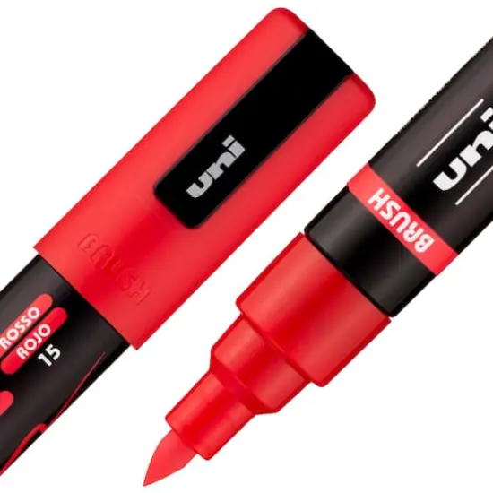 POSCA&reg; PC-5BR 8 Color Brush Tip Paint Marker Set {3}