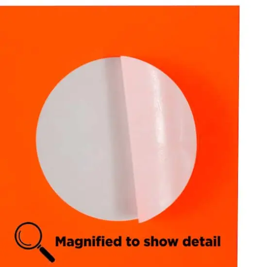 JAM Paper Circle Label Stickers Neon Red {6}