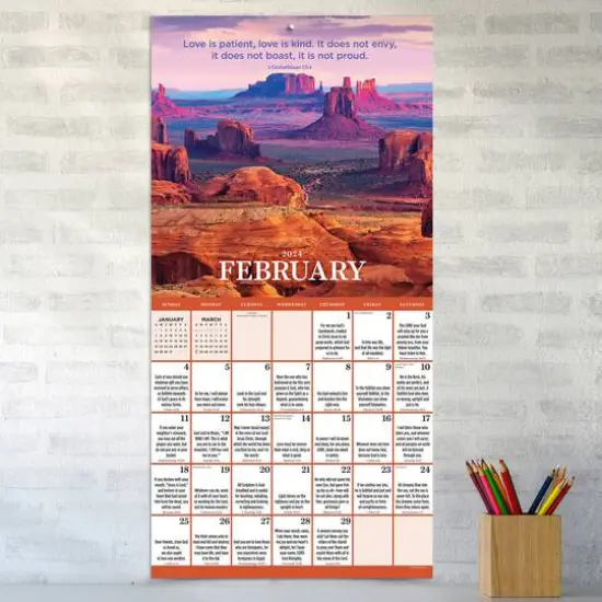 TF Publishing 2024 Daily Verse Wall Calendar {5}