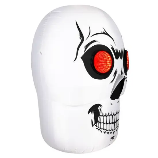 5ft. Airflowz Inflatable Infinity Mirror Skull {8}
