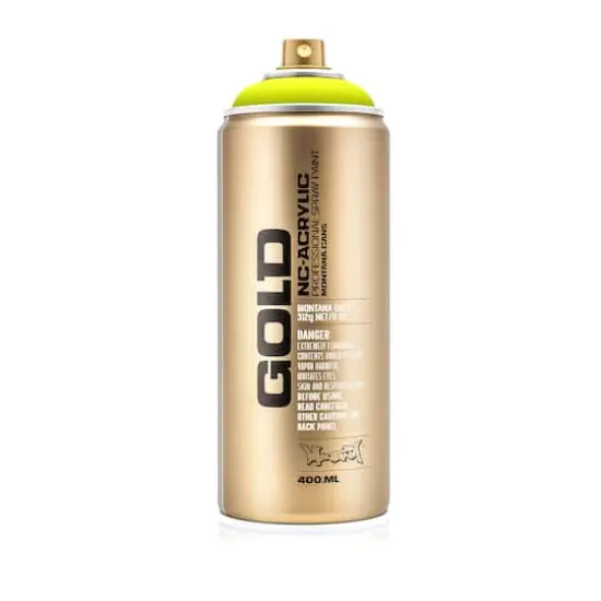 Montana&trade; Cans GOLD Flash Color Spray Paint, 400mL F1000 Flash Yellow {5}