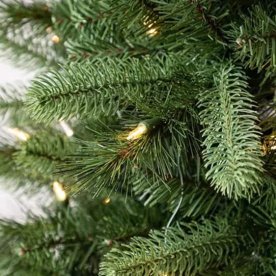 9ft. Pre-Lit Rothwell Slim Artificial Christmas Tree, Warm White LED Lights by Ashland&reg;  {3}