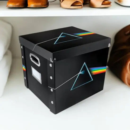 12" Snap-N-Store Pink Floyd DSotM Vinyl Record Storage Box {1}