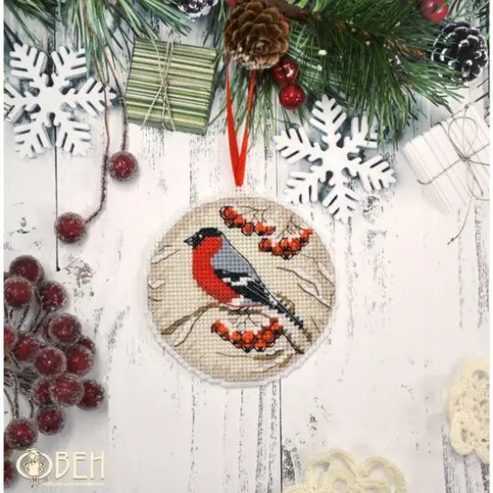 Oven Embroidery On Plastic Canvas Christmas Tree Toy Rowan Cross Stitch Kit {6}