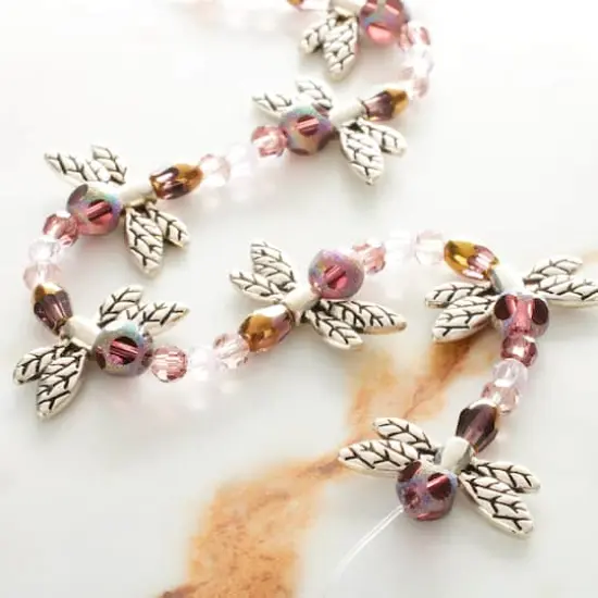 Glass & Metal Dragonfly Beads, 20mm by Bead Landing&trade; Amethyst {3}