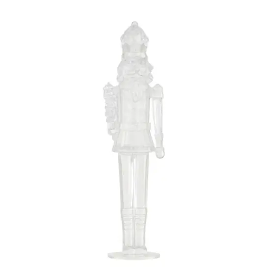 Hello Honey&reg; 11.25" Clear Acrylic Nutcracker Figurine {1}