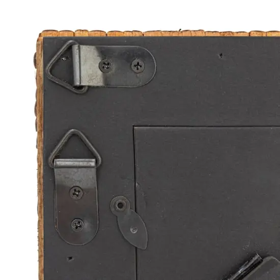 Hello Honey&reg; Natural Stained Handwoven Rattan Photo Frame {8}