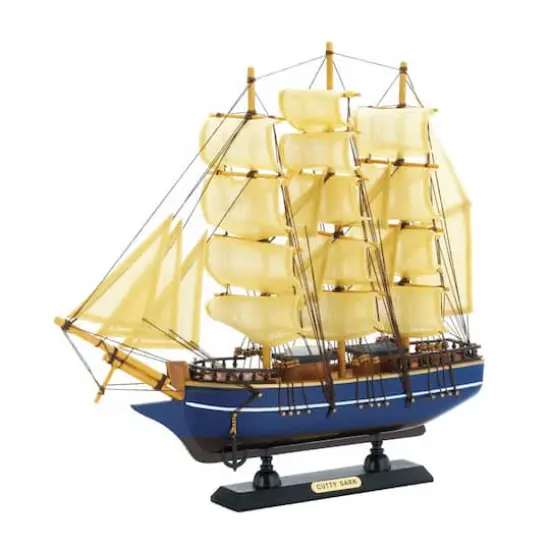 13" Cutty Sark Model Ship Tabletop Accent {1}