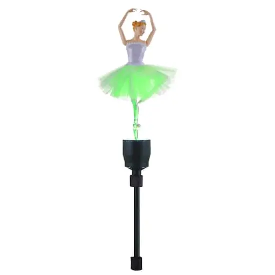 12.5" Animated Fiber-Optic Ballerina Tree Topper {5}