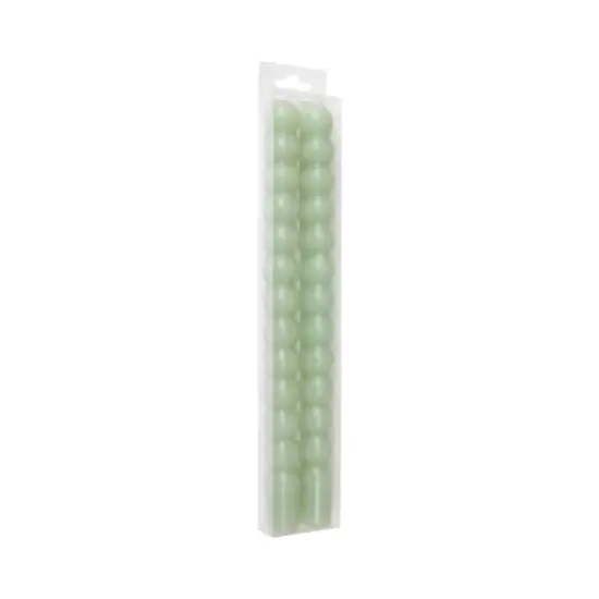 10" Unscented Bubble Taper Candles, 2ct. by Ashland&reg; Light Green {3}