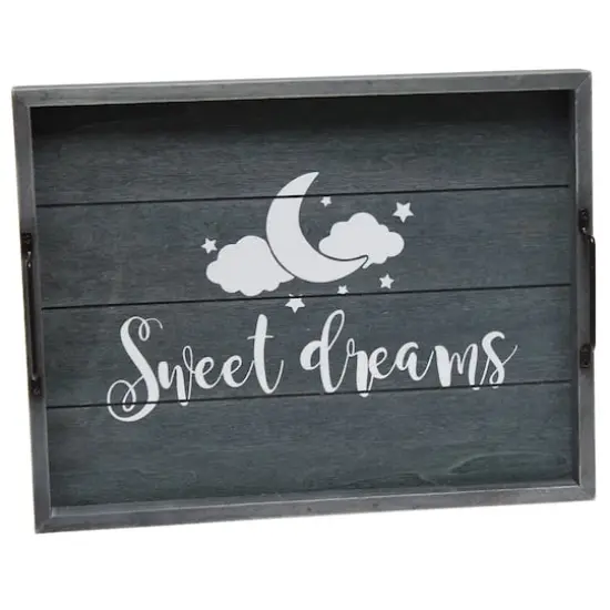 Elegant Designs&trade; 15.5" Sweet Dreams Serving Tray with Handles {1}