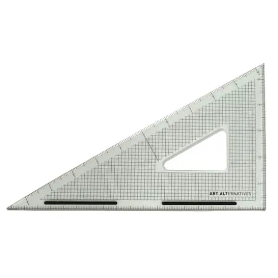 Art Alternatives 60&deg; Acrylic Cutting Edge Triangle, 10"  {3}