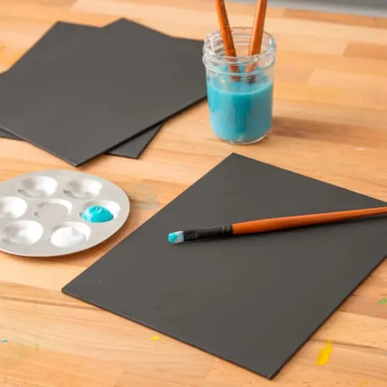 3 Pack Black Value Canvas Panel by Artist's Loft&reg; Necessities&trade; {3}