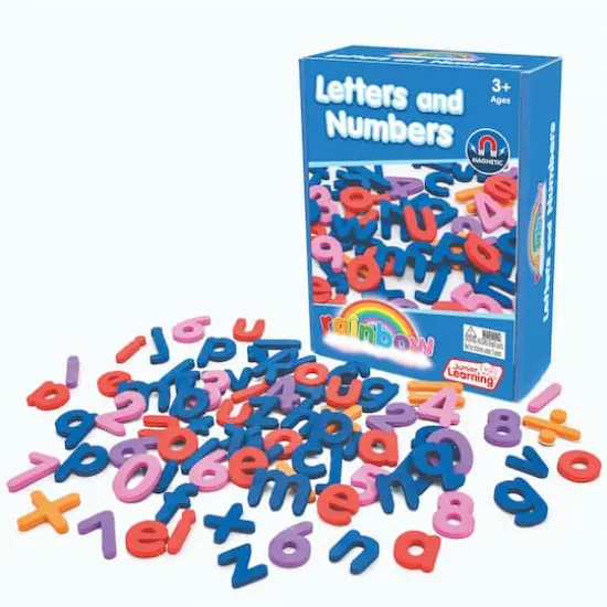 Junior Learning&reg; Rainbow Letters & Numbers Magnetic Activities Set  {1}