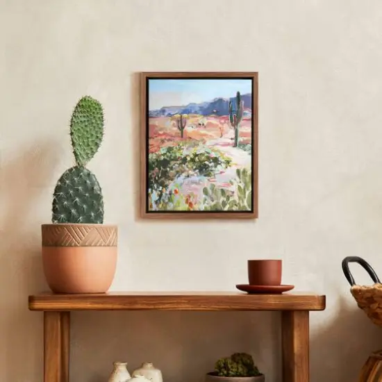 10" Cactus Field Canvas Wall Art by Ashland&reg; {5}