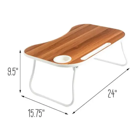 Honey Can Do Walnut Collapsible Folding Lap Desk {6}