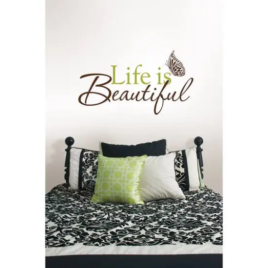 WallPops Life Is Beautiful Wall Quote {4}