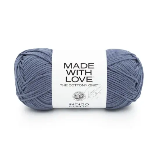 Lion Brand&reg; Tom Daley Made with Love&trade; The Cottony One&trade; Yarn Indigo For It {1}