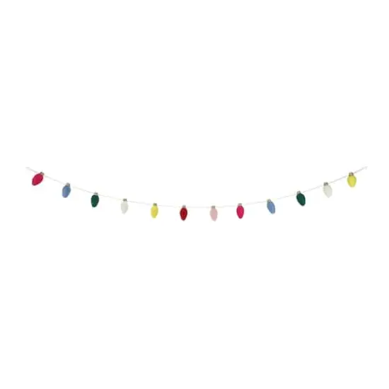 6ft. Multicolor Fabric Bulbs Garland by Ashland&reg; {1}
