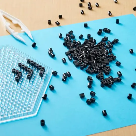  Perler&reg; Fused Beads 6000 Pack Black {3}