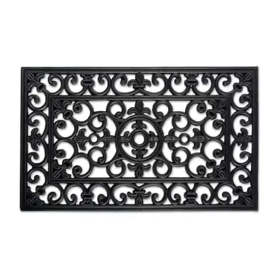 DII&reg; J&M Wrought Iron Rubber Doormat {1}