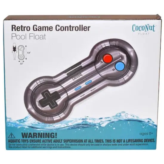 CocoNut Float 54" Retro Game Controller Inflatable Pool Float {4}