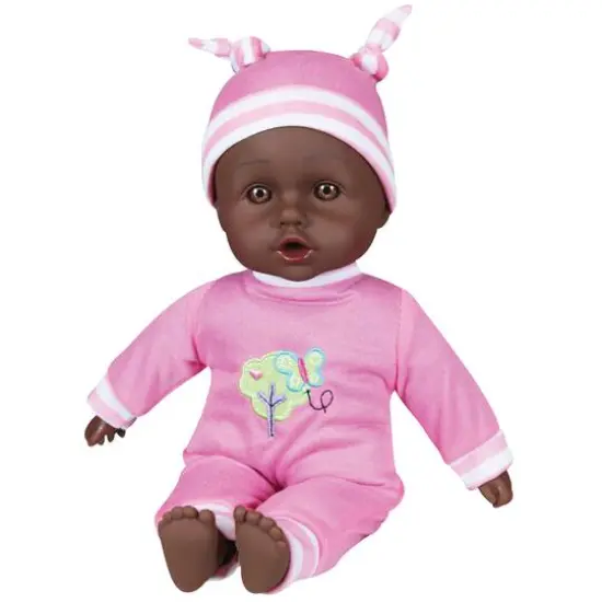 Lissi Dolls Deluxe Doll Pram with 13" African American Baby Doll {5}