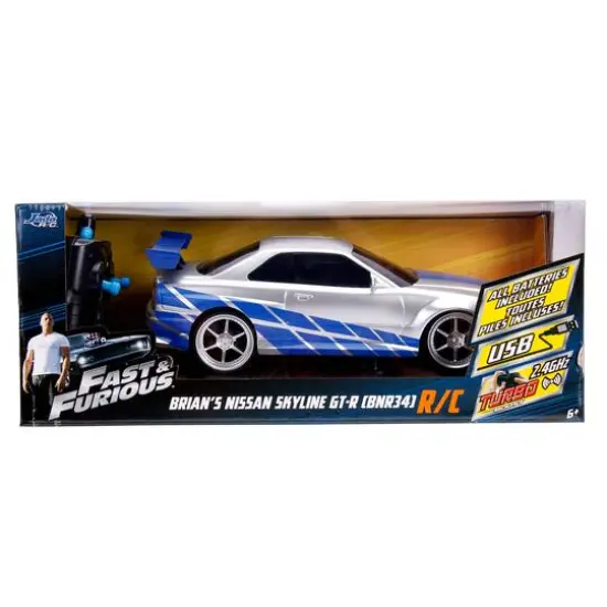 Jada Toys&reg; Fast & Furious Remote-Control Nissan Skyline GTR R34 Toy {3}