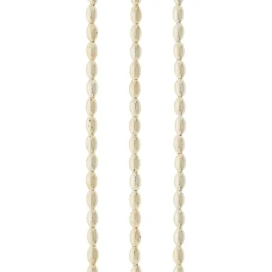 Silver Metal Small Oval Beads, 6mm by Bead Landing&trade; {1}