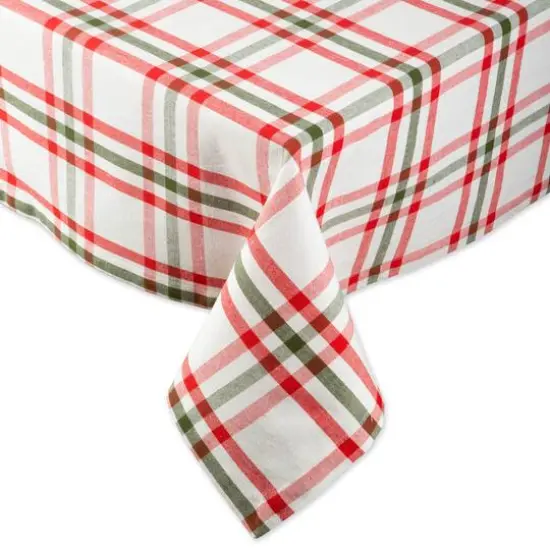 DII&reg; Nutcracker Plaid Tablecloth {5}