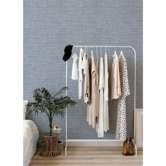 RoomMates Blue Tweed Peel & Stick Wallpaper {4}