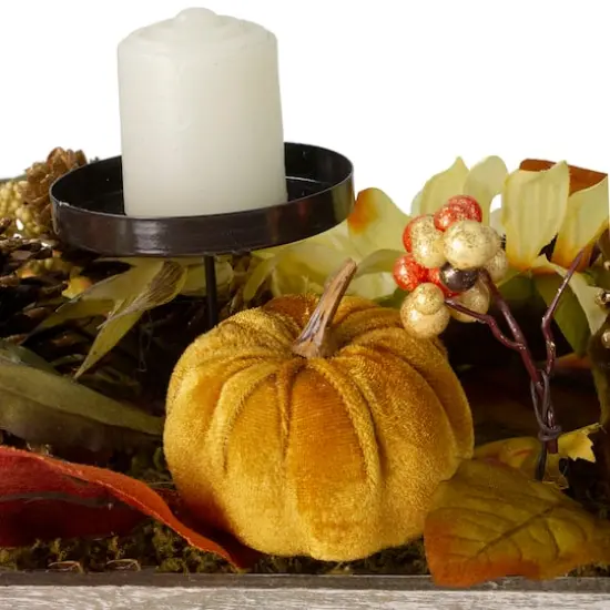 2.5ft. Autumn Harvest Sunflower 3-Piece Candle Holder {3}