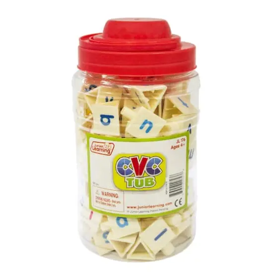 Junior Learning&reg; CVC Tub, Set of 90 {3}