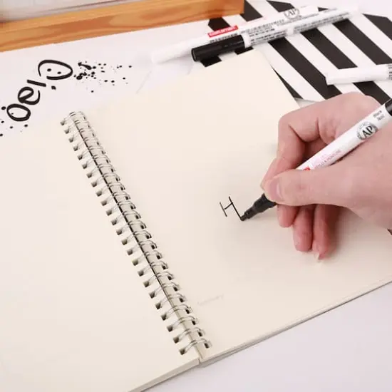 Black & White Paint Pen Set by Craft Smart&reg; {3}