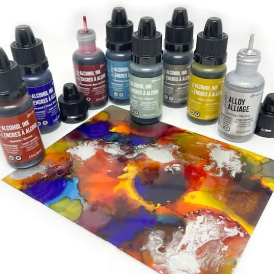 Tim Holtz&reg; Earthtones 8 Color Alcohol Ink Set {4}