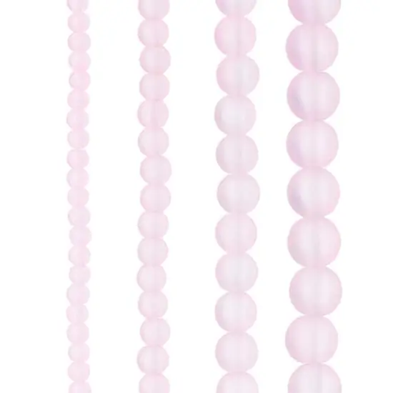 Matte Glass Round Beads by Bead Landing&trade; Light Pink {1}