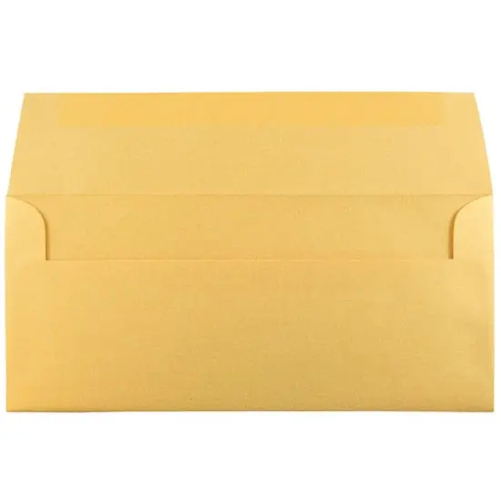 JAM Paper #10 Metallic Business Envelopes, 25ct. Gold Stardream {4}