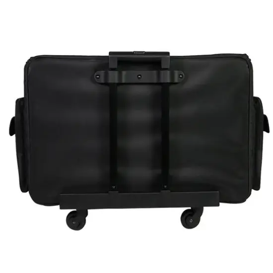 Everything Mary XL Black Quilted Deluxe Rolling Sewing Machine Case {10}