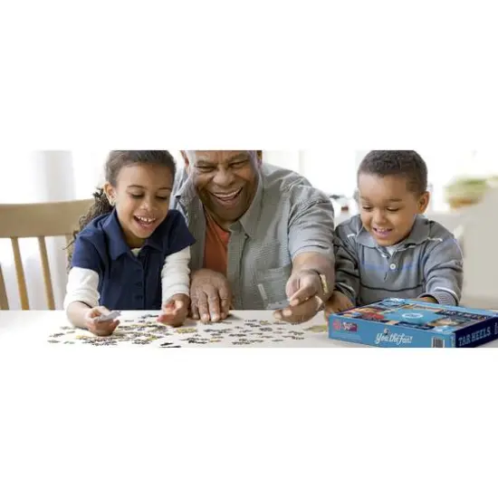 College Team Retro Series 500 Piece Puzzle North Carolina Tar Heels {4}