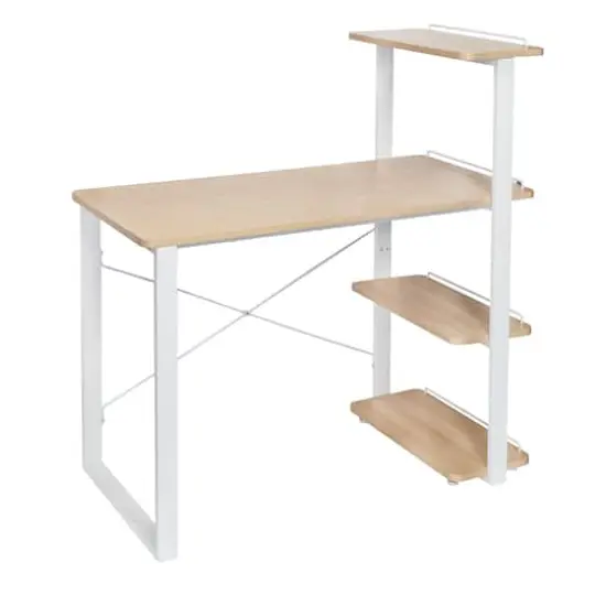 Honey Can Do Home Office Computer Desk with Shelves {1}