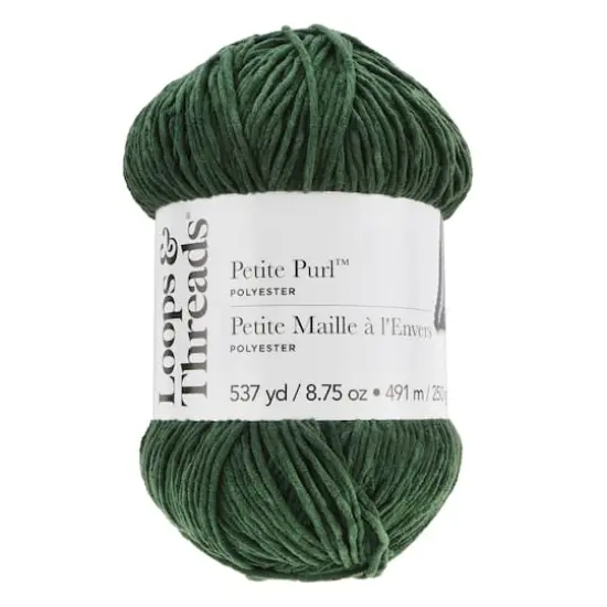 Petite Purl&trade; Yarn by Loops & Threads&reg; Forest Green {1}