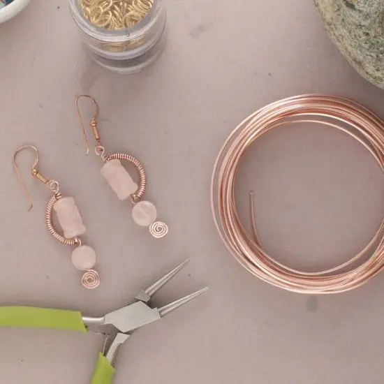 The Beadsmith&reg; Wire Elements&trade; 18 Gauge Tarnish Resistant Square Soft Temper Wire, 4yd. Rose Gold {8}