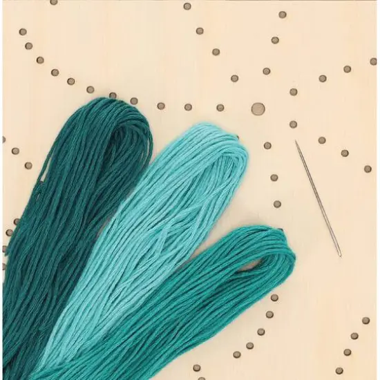 Leisure Arts&reg; Pinwheel Stitched String Art Panel Kit {6}