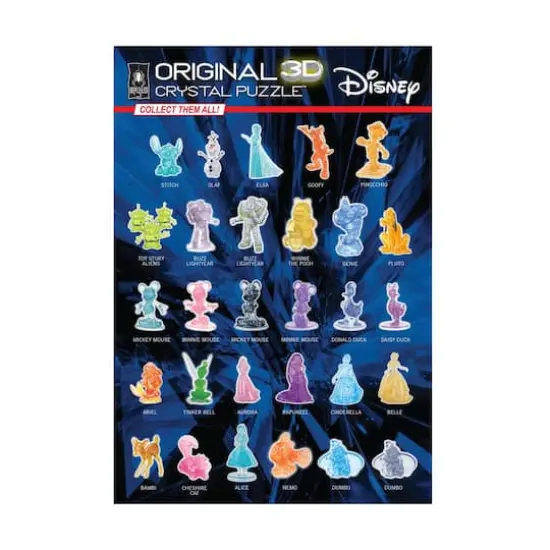 3D Crystal Puzzle - Peanuts Snoopy & Charlie Brown: 77 Pcs {4}