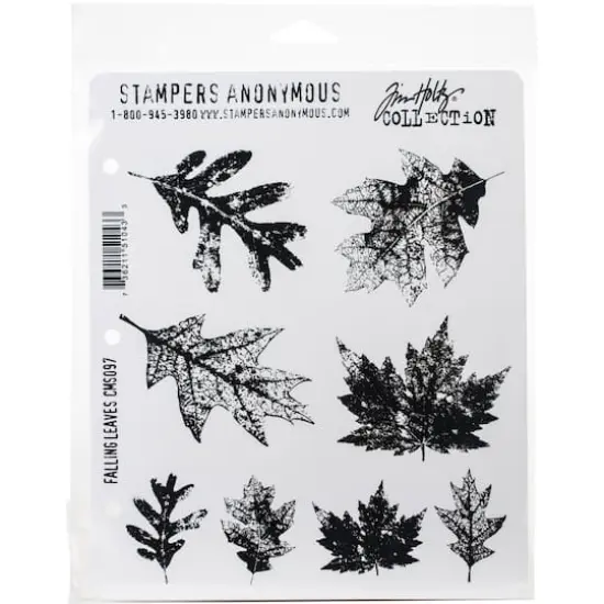 Stampers Anonymous Tim Holtz&reg; Falling Leaves Cling Stamps  {1}