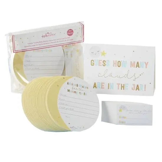 Kate Aspen&reg; Twinkle Twinkle Advice Card & Baby Shower Game Set {1}