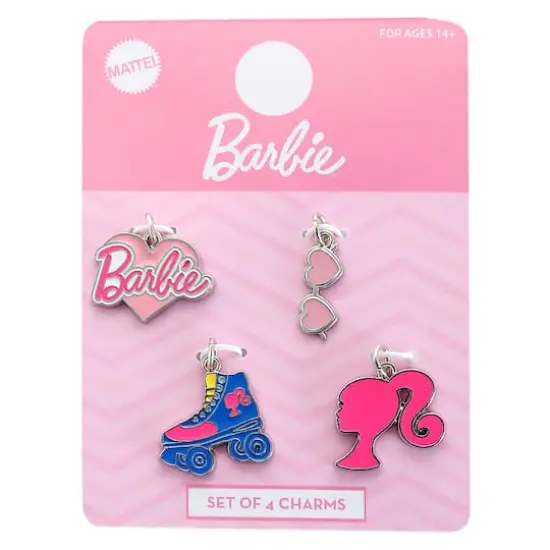 Barbie&trade; 4-Piece Enamel Charm Set {4}